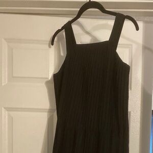 COS Black Dress Acordian